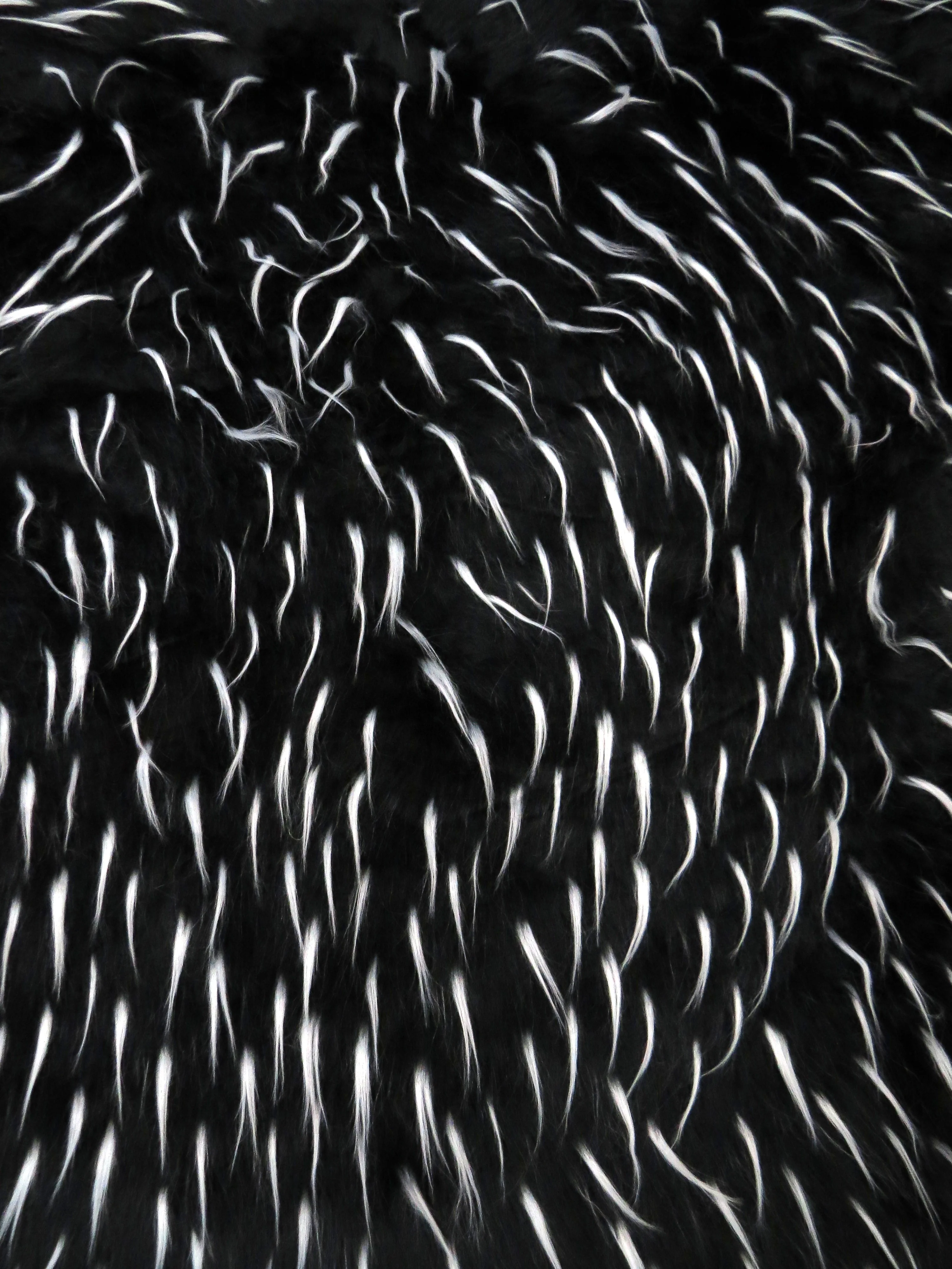 2 and 3 Tone Spiked Shaggy Long Pile Faux Fur Fabric / Sold by The Yard - Image 11