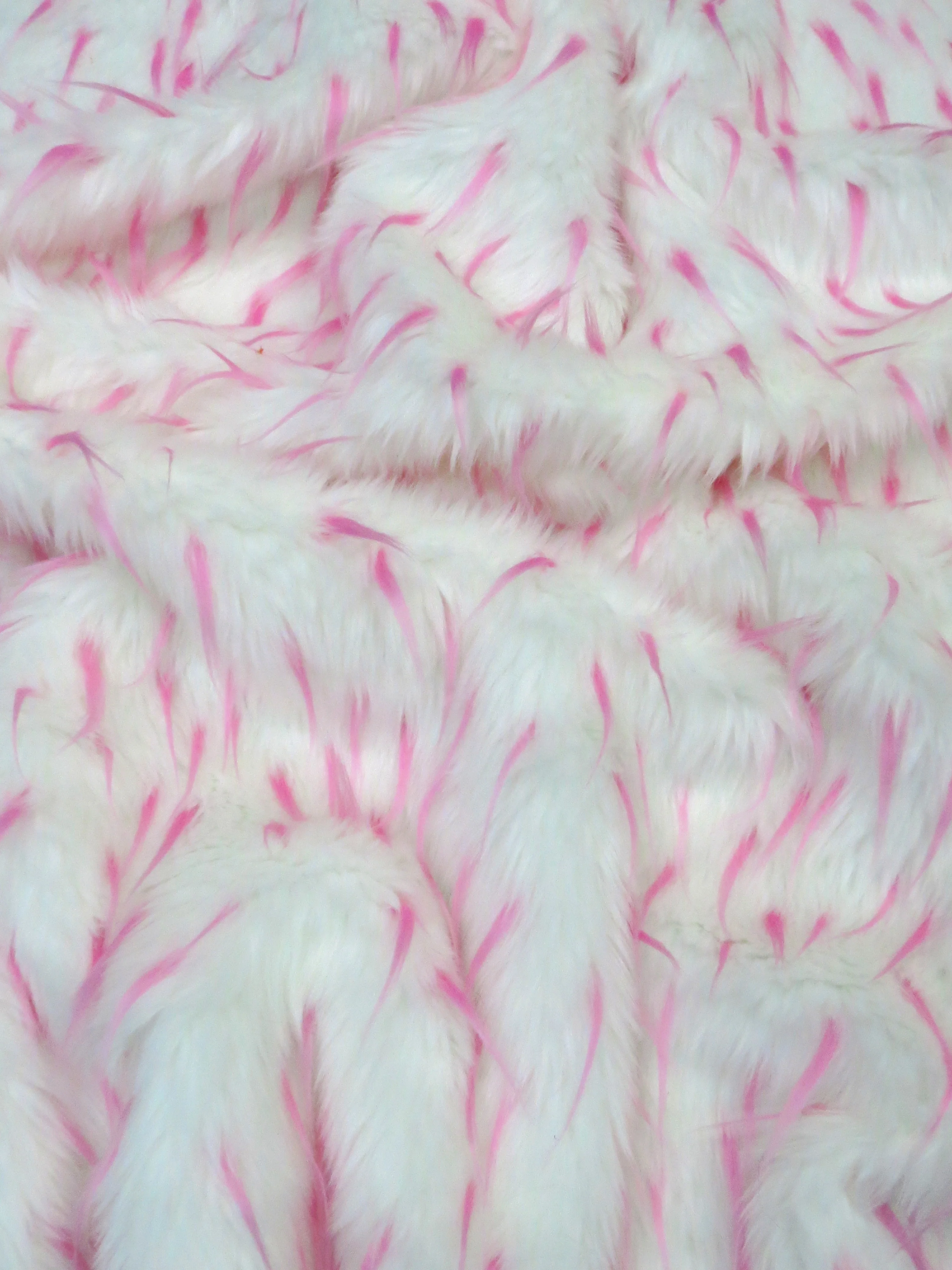 2 and 3 Tone Spiked Shaggy Long Pile Faux Fur Fabric / Sold by The Yard - Image 13