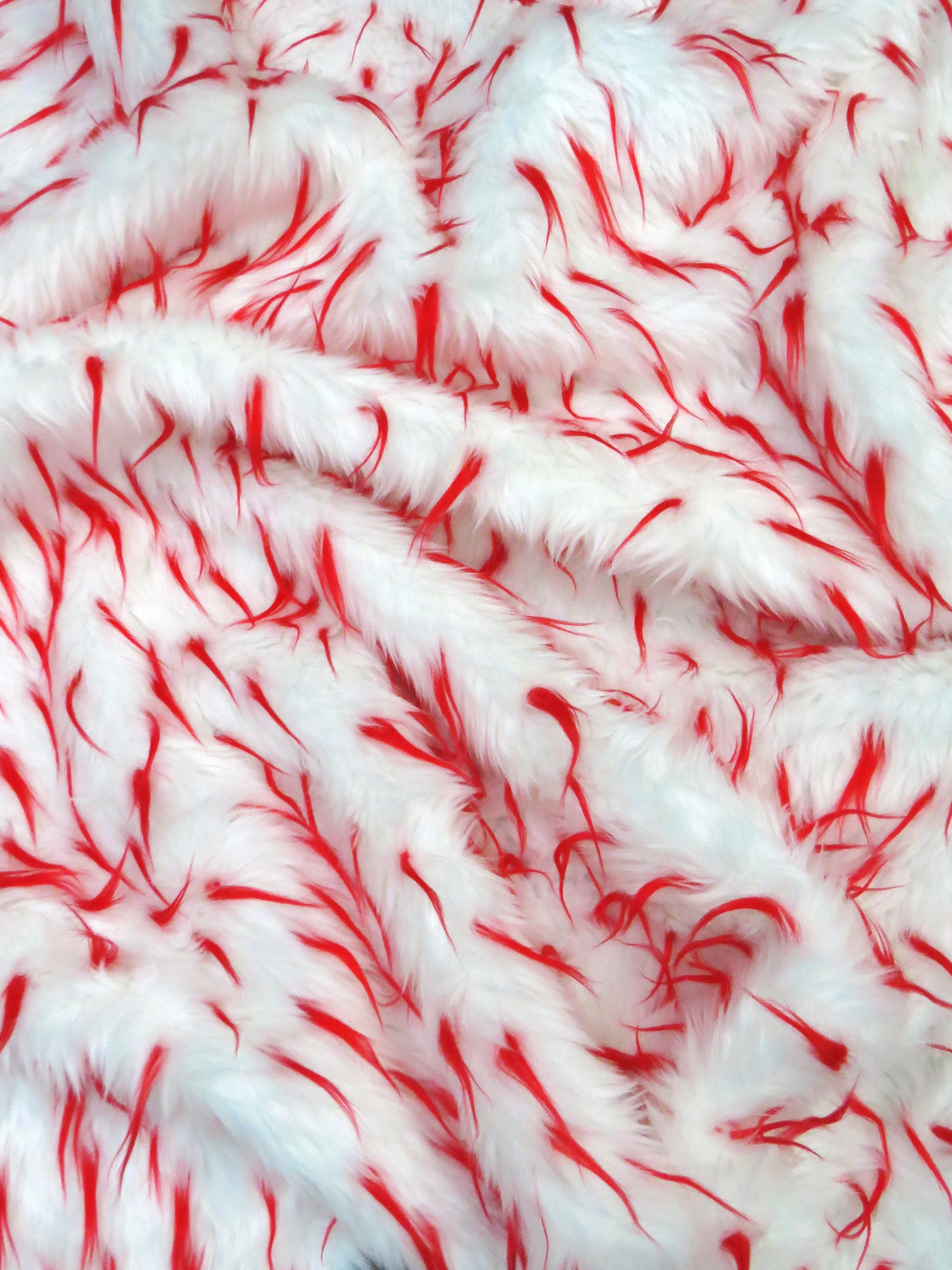 2 and 3 Tone Spiked Shaggy Long Pile Faux Fur Fabric / Sold by The Yard - Image 15