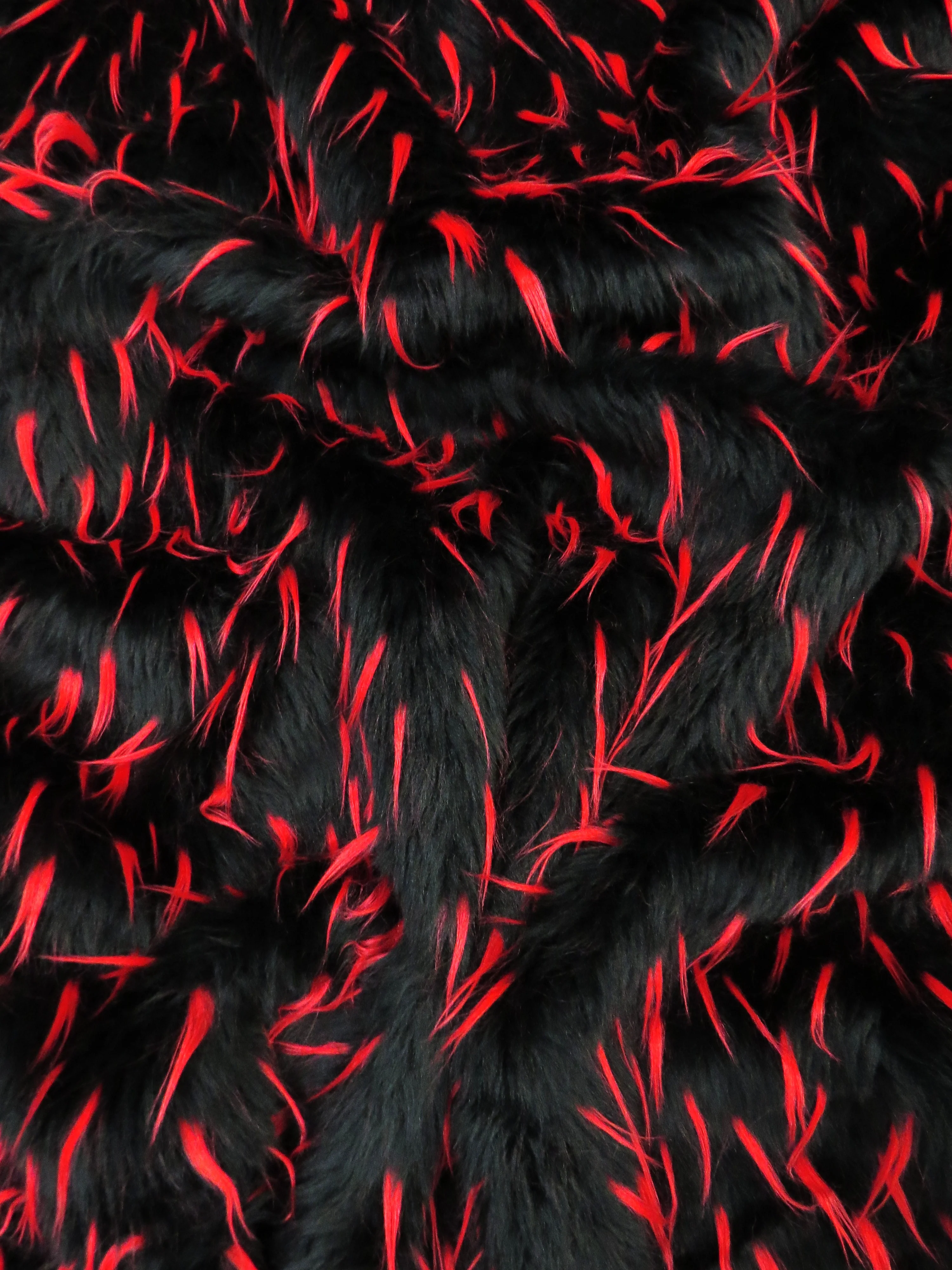 2 and 3 Tone Spiked Shaggy Long Pile Faux Fur Fabric / Sold by The Yard - Image 19