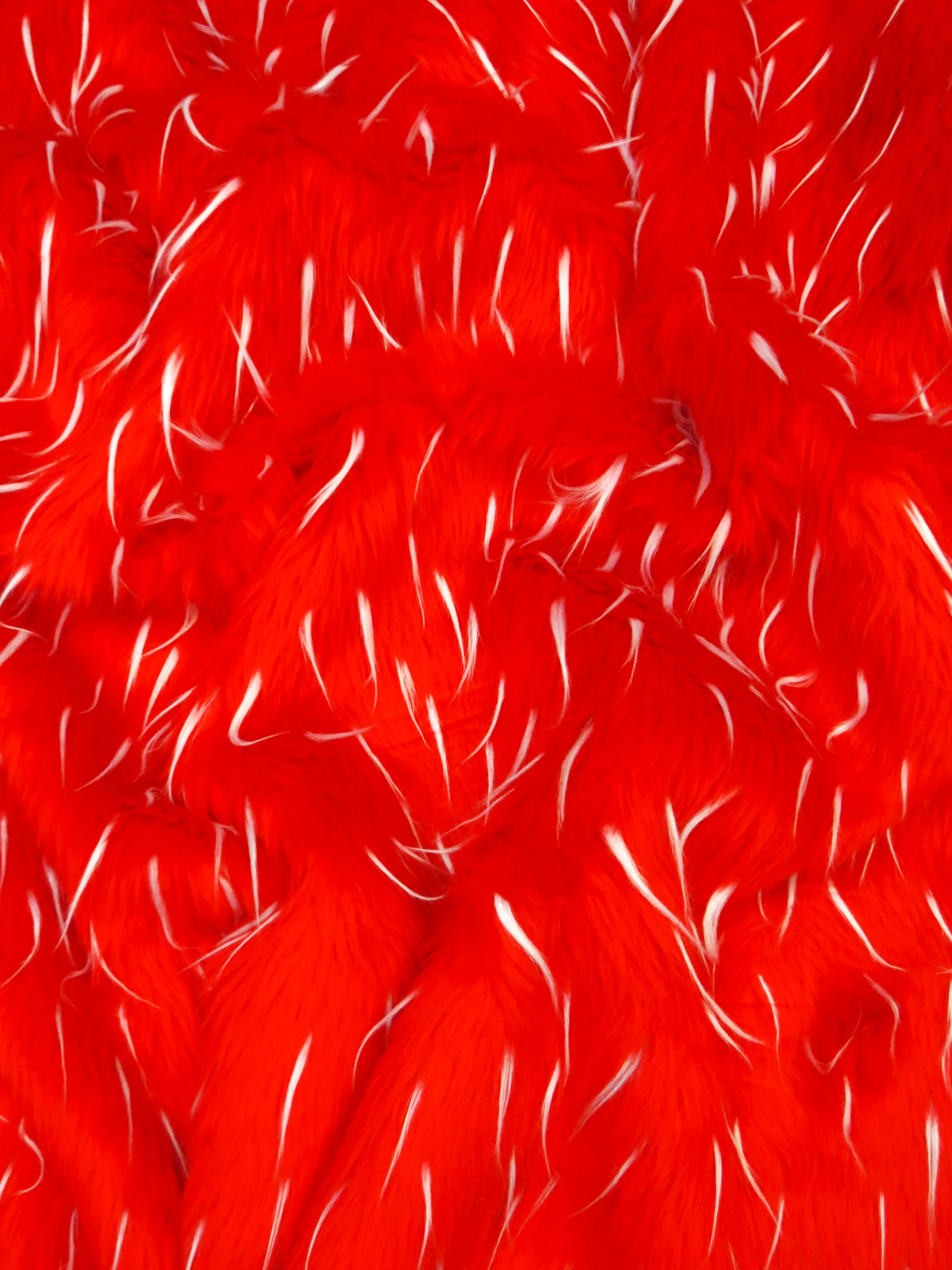 2 and 3 Tone Spiked Shaggy Long Pile Faux Fur Fabric / Sold by The Yard - Image 22