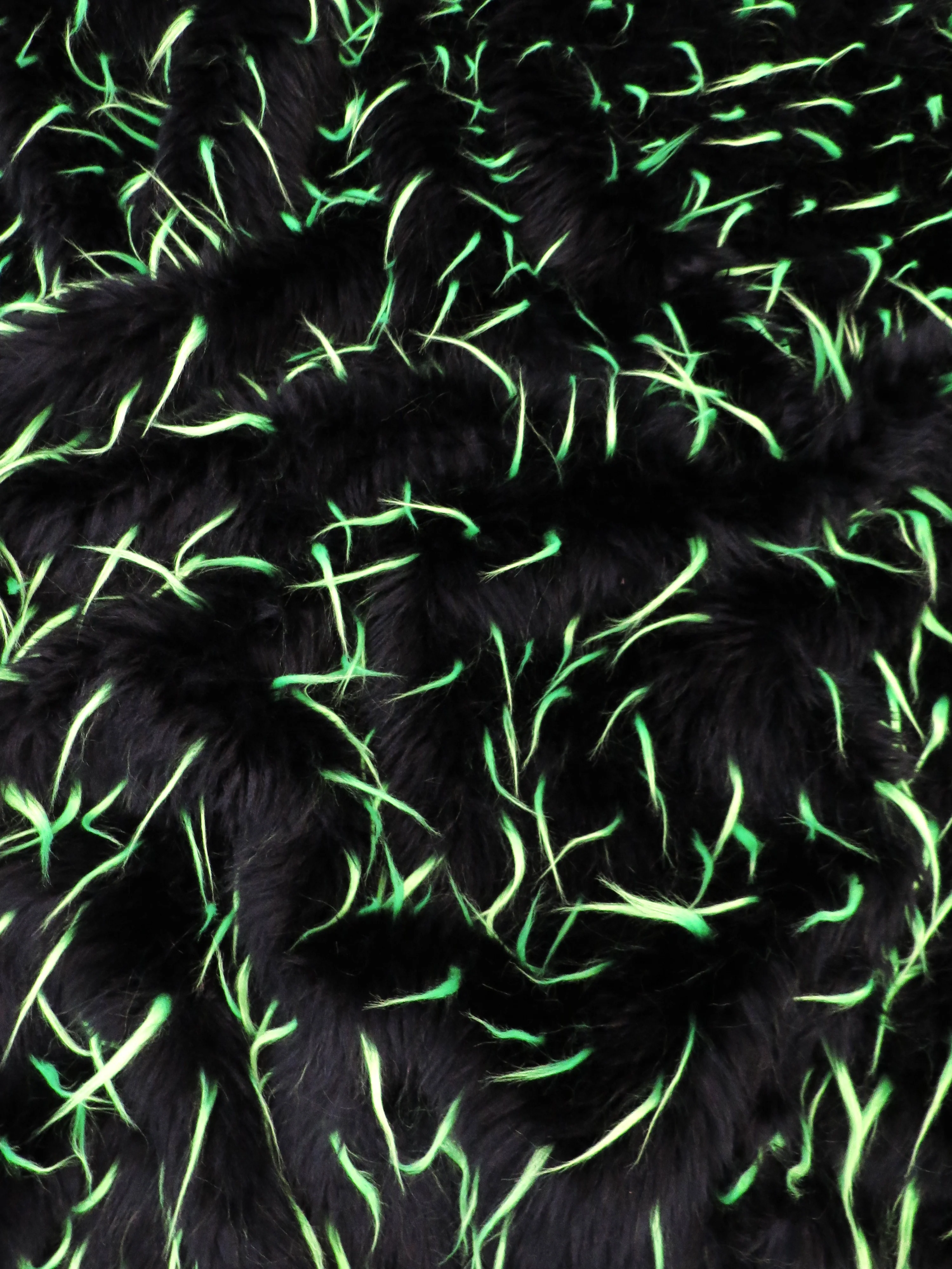 2 and 3 Tone Spiked Shaggy Long Pile Faux Fur Fabric / Sold by The Yard - Image 24
