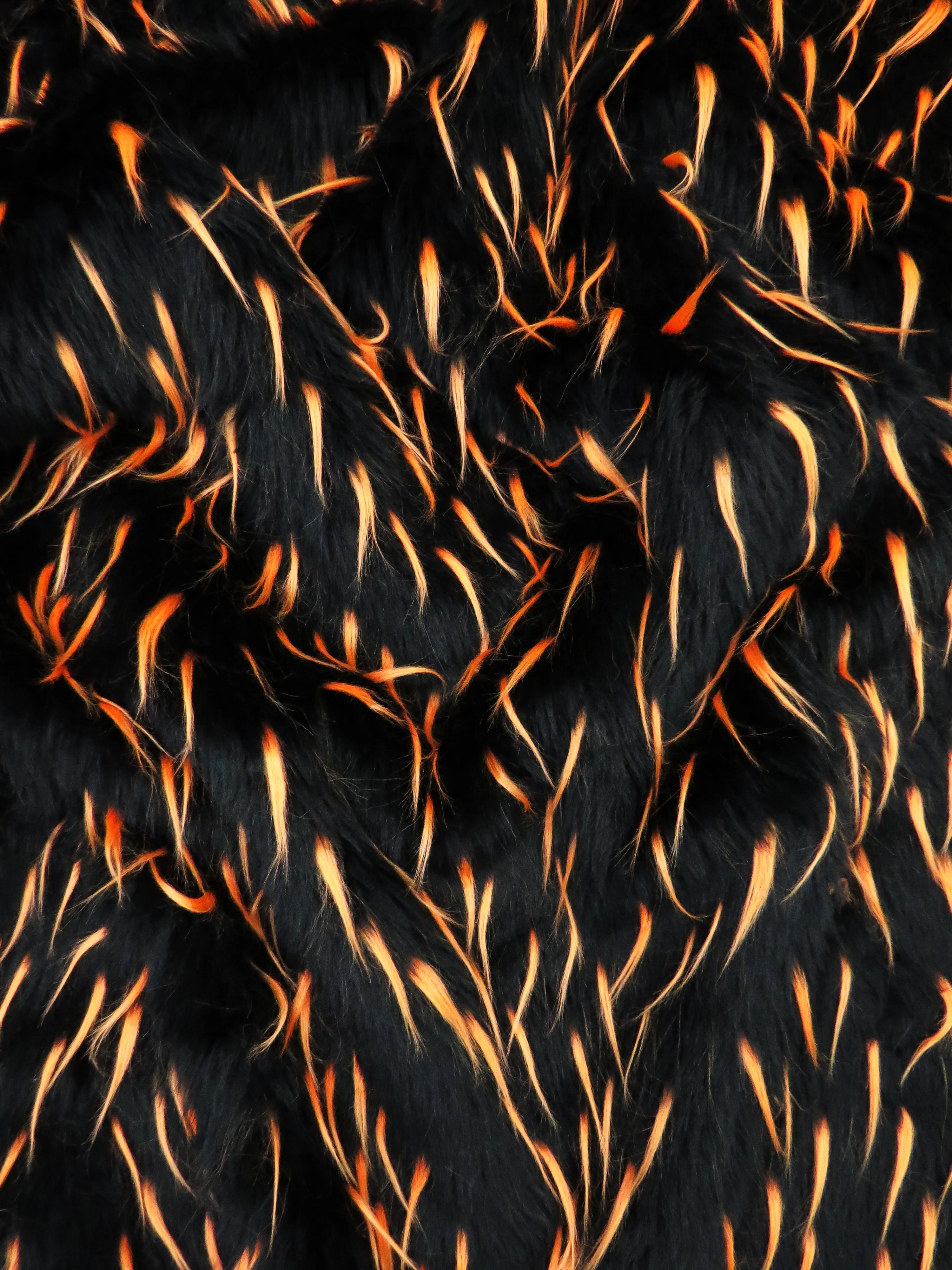 2 and 3 Tone Spiked Shaggy Long Pile Faux Fur Fabric / Sold by The Yard - Image 26