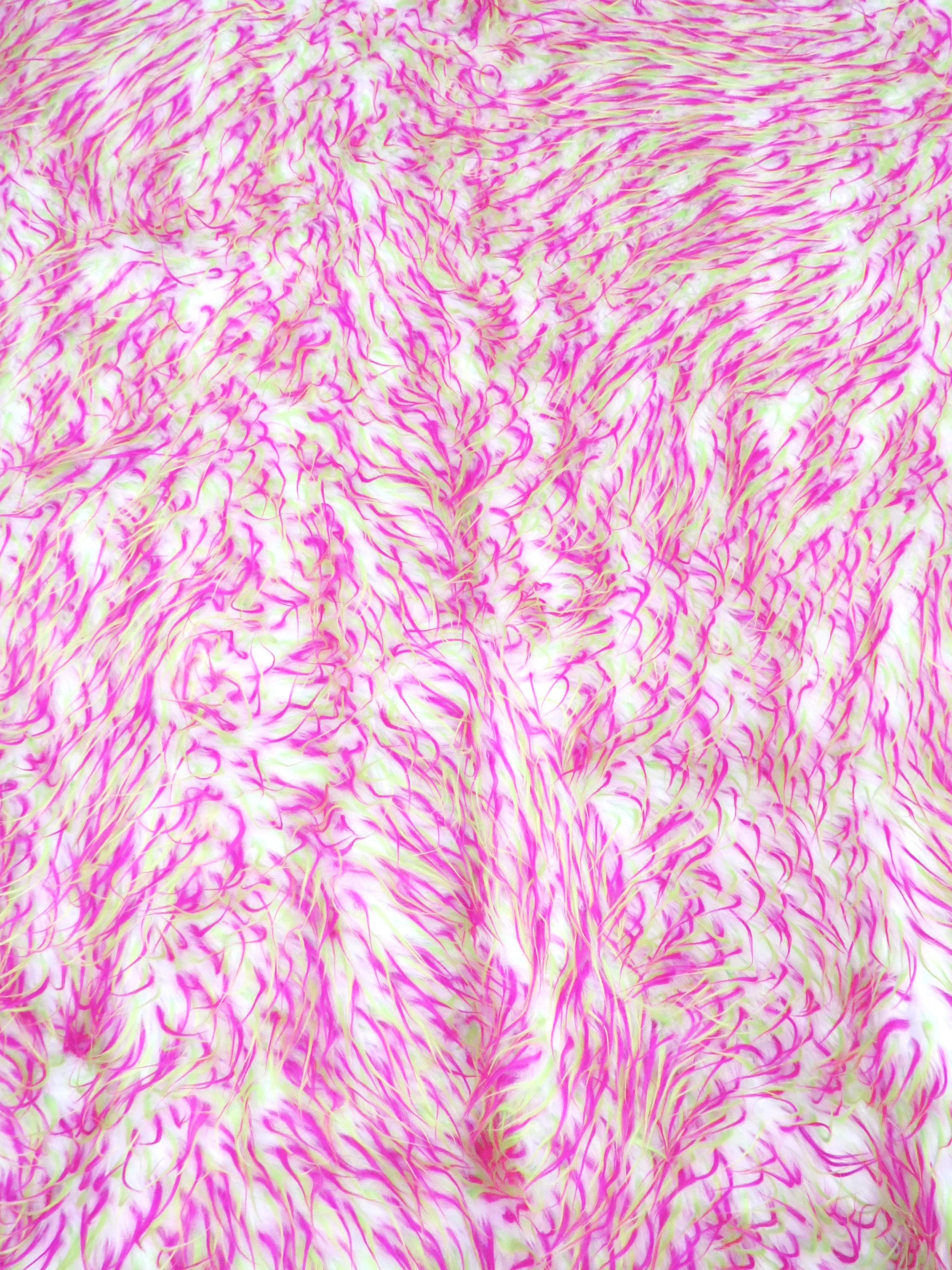 2 and 3 Tone Spiked Shaggy Long Pile Faux Fur Fabric / Sold by The Yard - Image 29