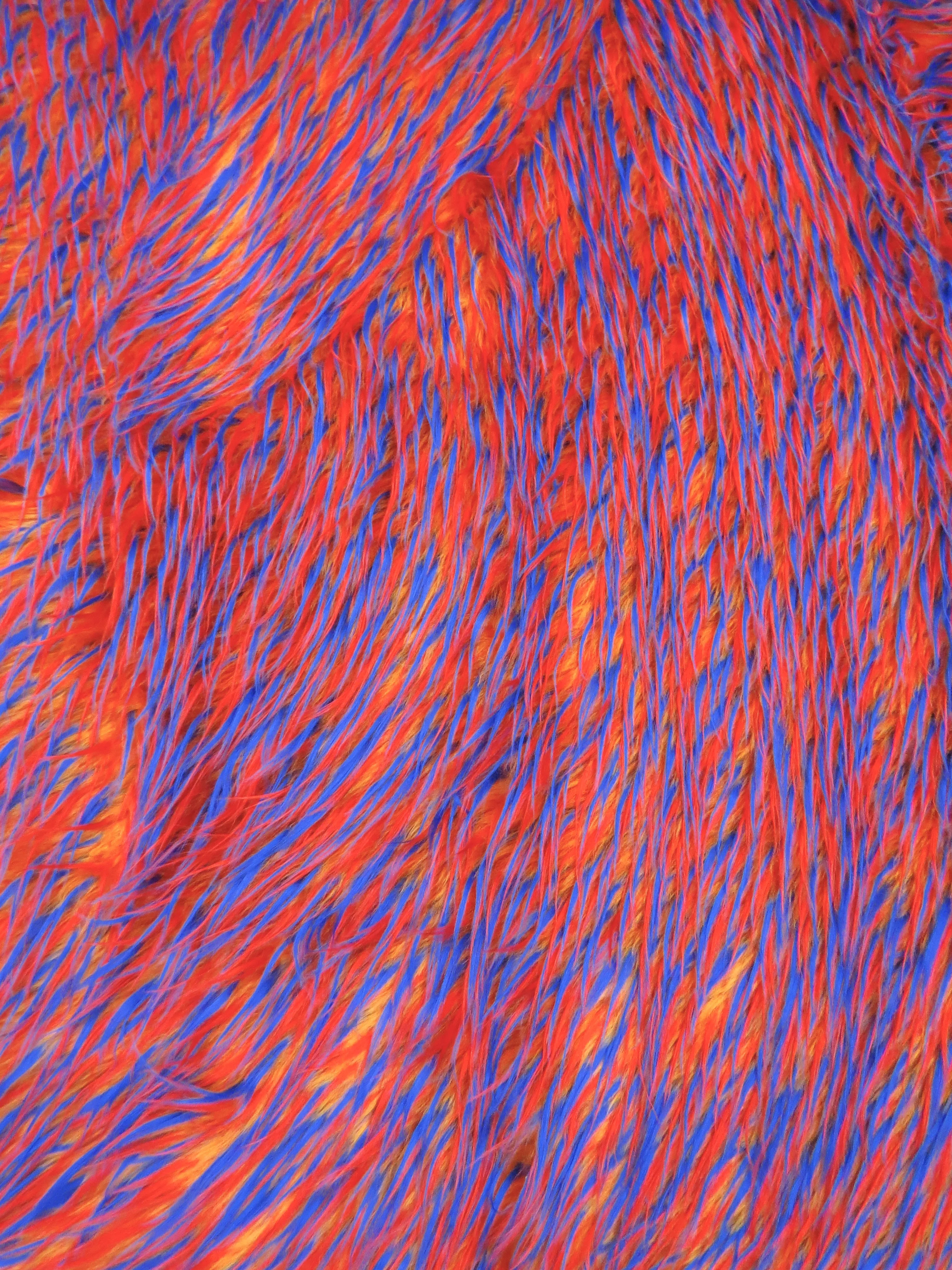 2 and 3 Tone Spiked Shaggy Long Pile Faux Fur Fabric / Sold by The Yard - Image 33