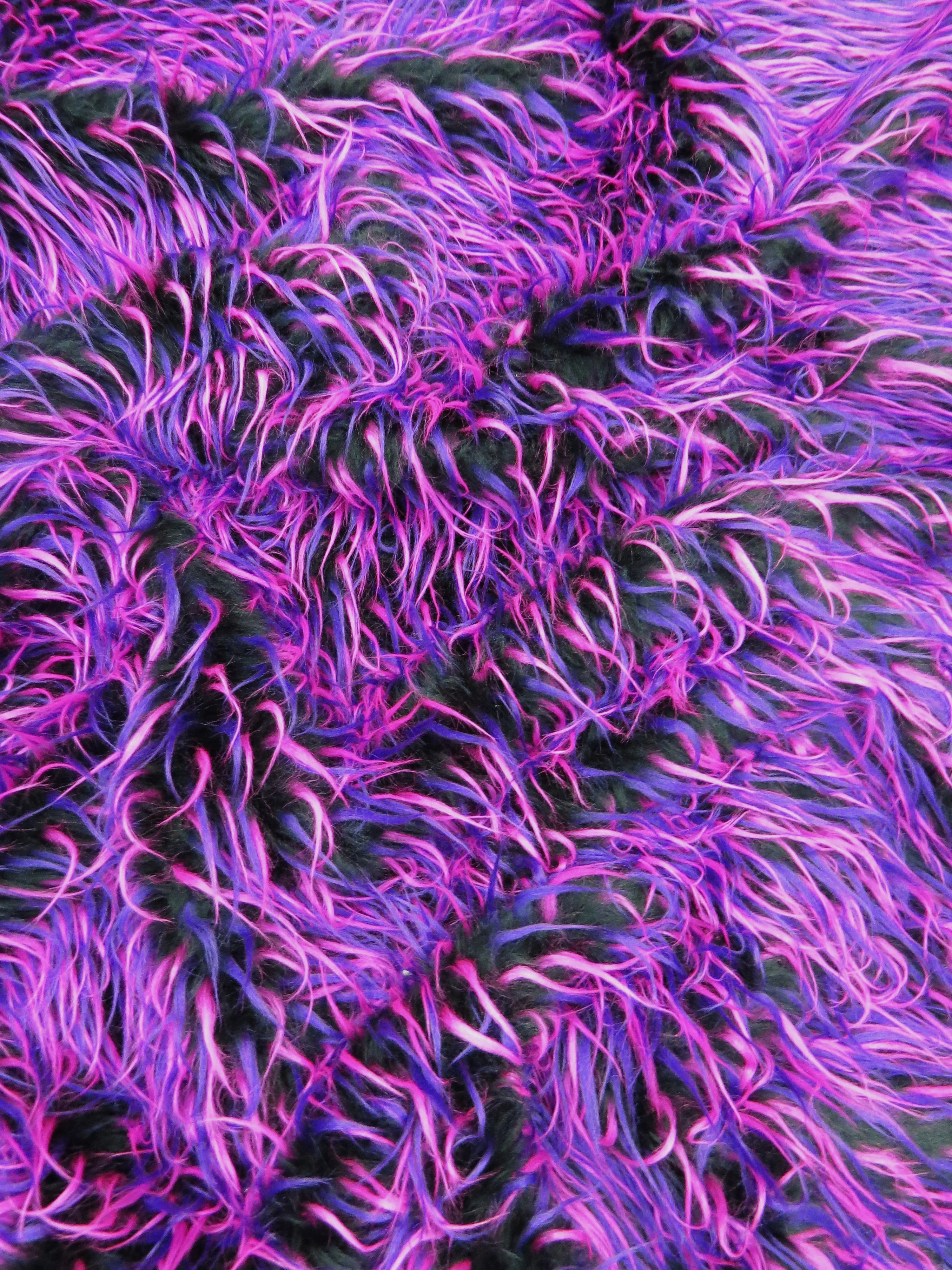 2 and 3 Tone Spiked Shaggy Long Pile Faux Fur Fabric / Sold by The Yard - Image 36