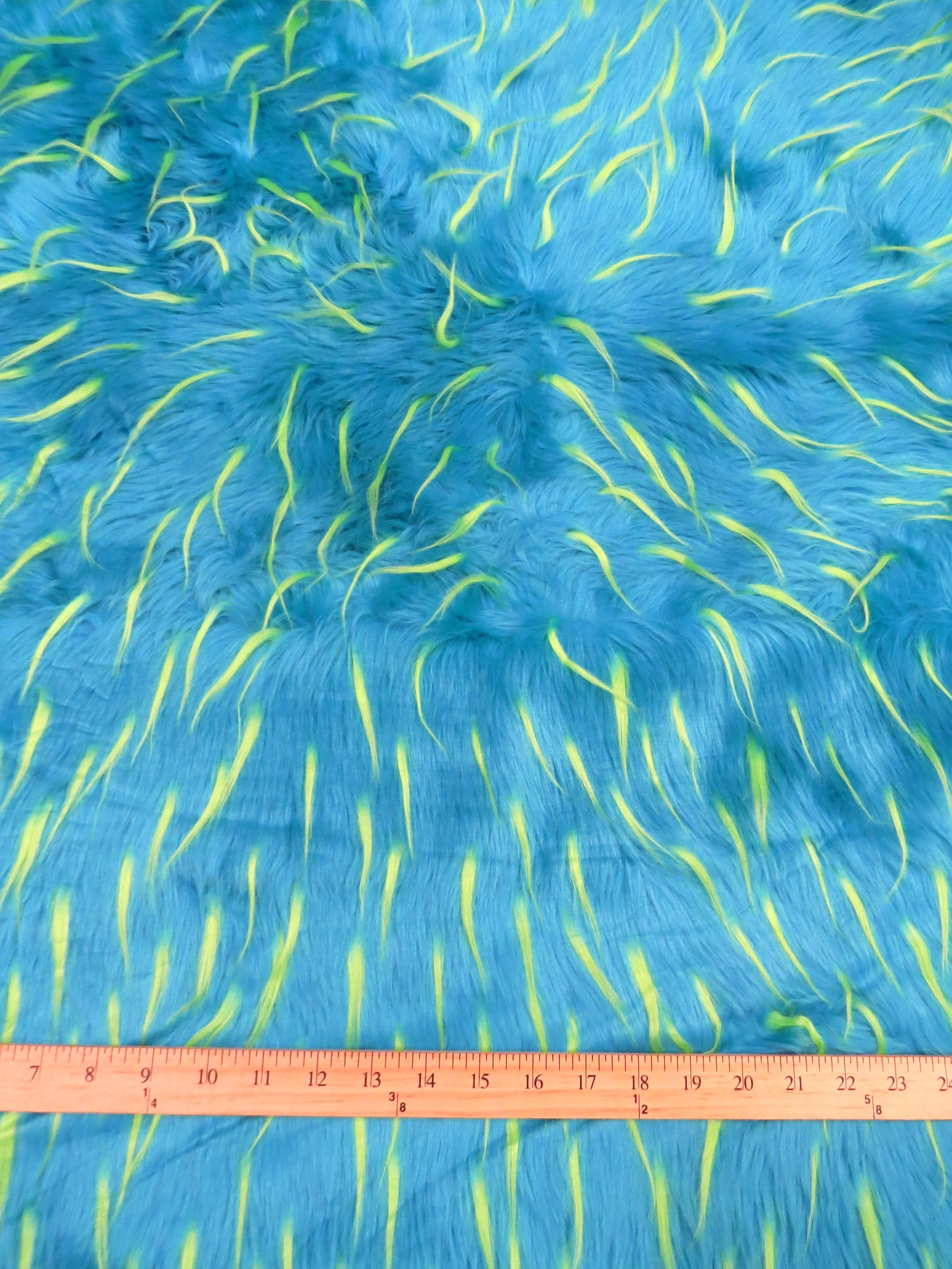 2 and 3 Tone Spiked Shaggy Long Pile Faux Fur Fabric / Sold by The Yard - Image 4