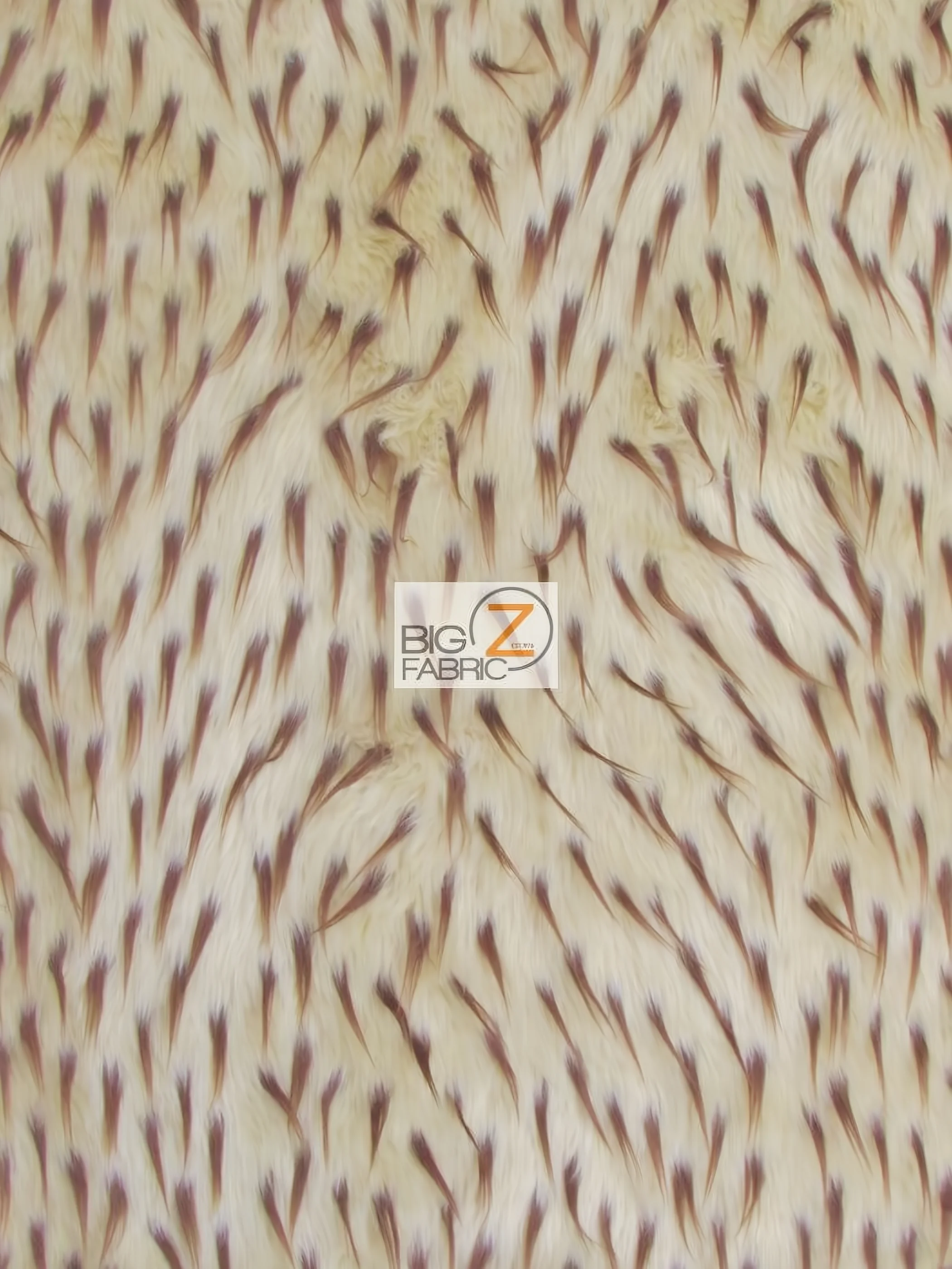 2 and 3 Tone Spiked Shaggy Long Pile Faux Fur Fabric / Sold by The Yard - Image 46
