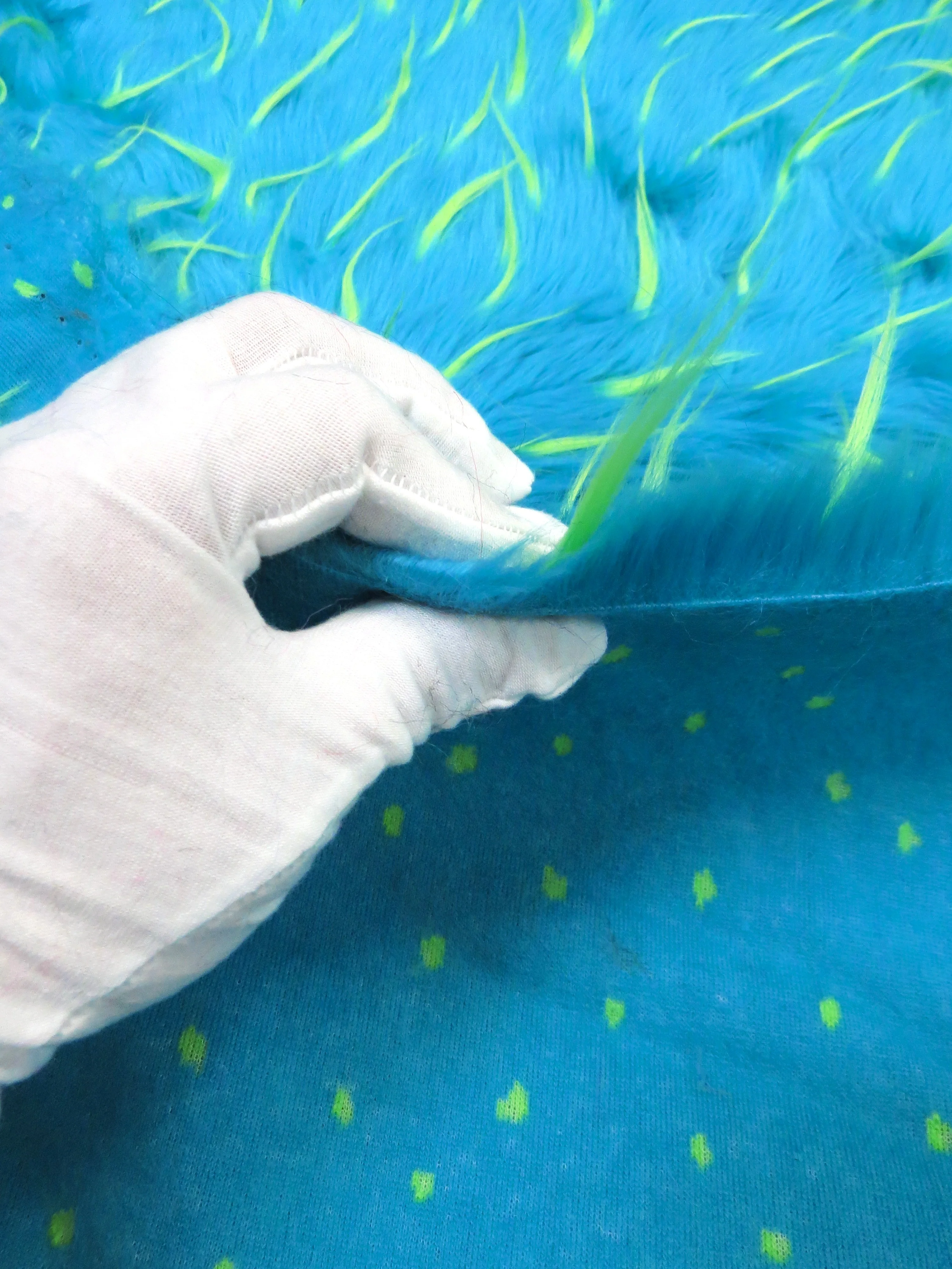 2 and 3 Tone Spiked Shaggy Long Pile Faux Fur Fabric / Sold by The Yard - Image 7