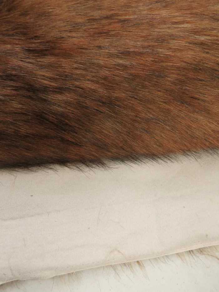 Bonded Honey Wolf Faux Fur Fabric / Sold by the Yard - Image 6