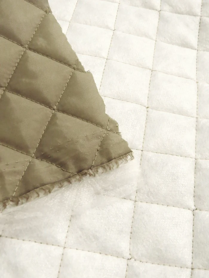 Quilted Polyester Batting Upholstery Fabric / Charcoal / Sold By The Yard - Image 5