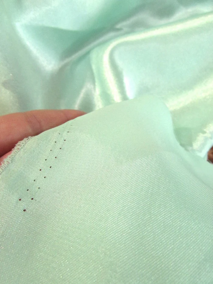 Solid Crepe Back Satin Fabric / Black / Sold By The Yard - Image 4